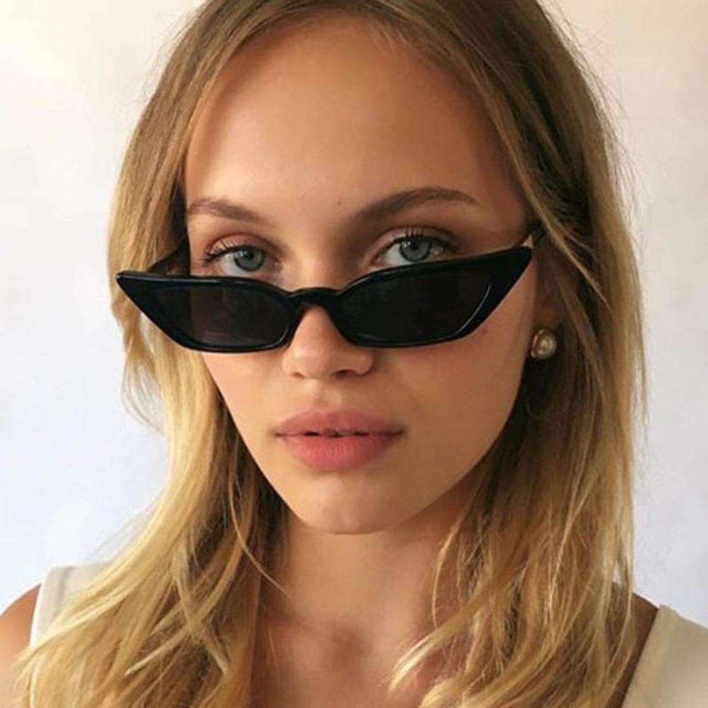 Last 1 NWT Retro slim cat eye 90s sunglasses ππ - Picture 4 of 6